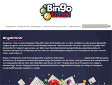 Tablet Screenshot of bingolotteri.com